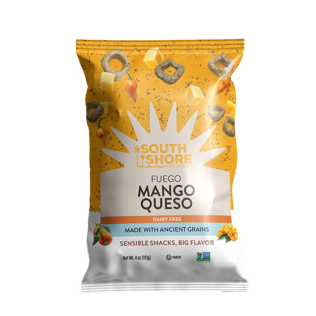 Fuego Mango Queso Puff Snacks - 6 Pack Snack Bundle