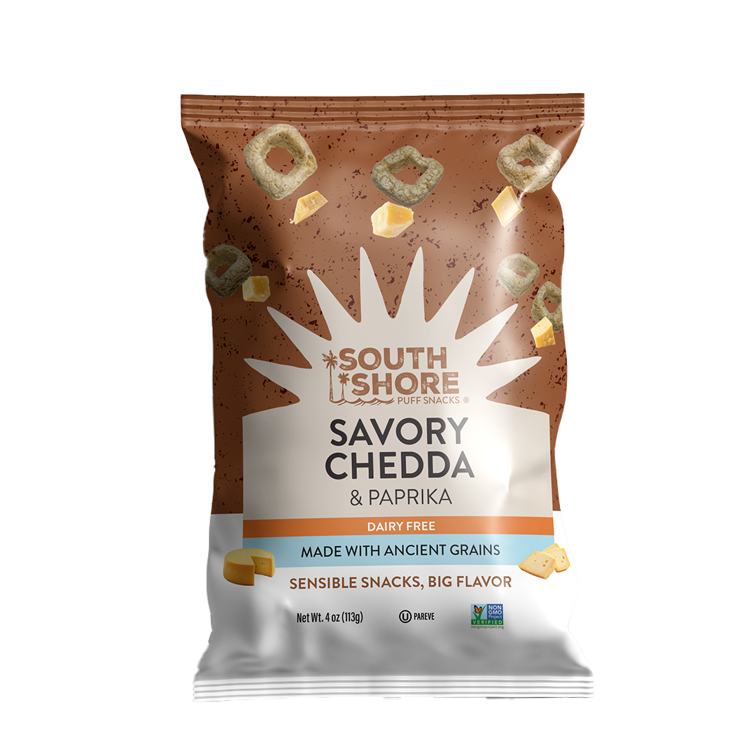 Savory Cheddar & Paprika Puff Snacks - 6 Pack Snack Bundle